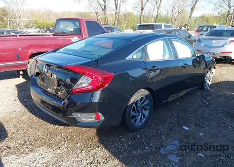 2016 Honda Civic Ex из США, поврежденный, VIN 19XFC2F75GE083492